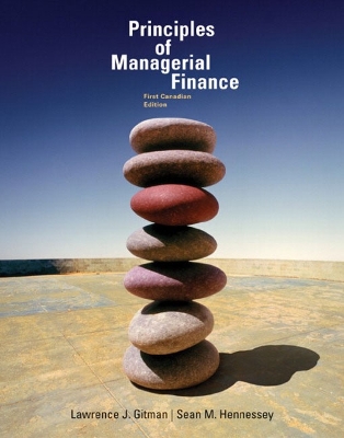 Book cover for Principles of Managerial Finance, First Canadian Edition