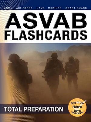 Book cover for ASVAB Armed Services Vocational Aptitude Battery Flashcards