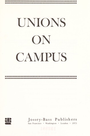 Cover of Unions on Campus