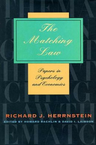 Cover of The Matching Law