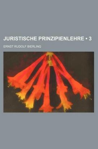 Cover of Juristische Prinzipienlehre (3)