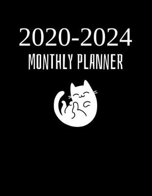 Book cover for Cute Cat - 2020-2024 Monthly Planner