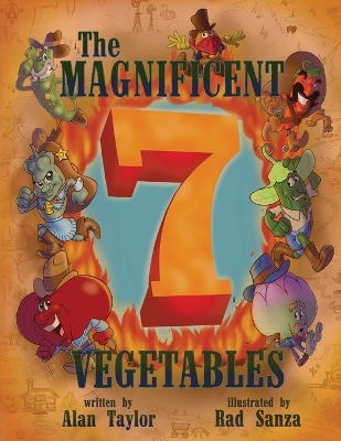 Book cover for The Magnificent 7 Vegetables