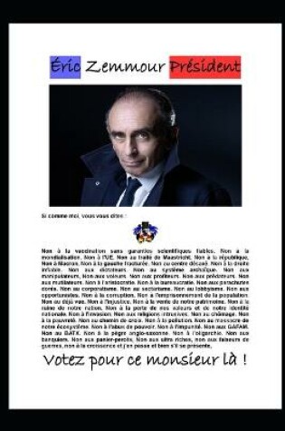 Cover of Eric Zemmour President