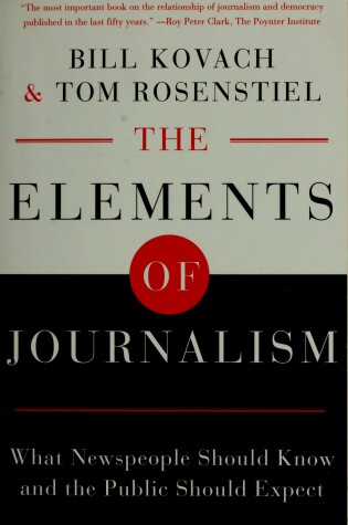 Cover of The Elements of Journalism