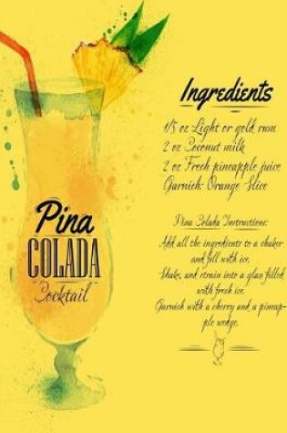 Cover of Pina colada cocktail
