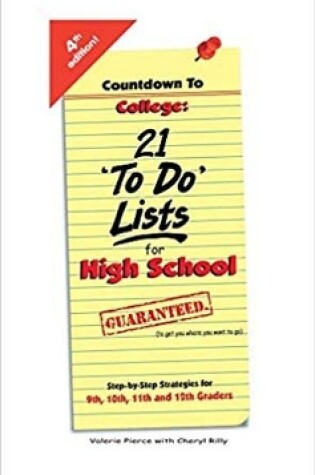 Cover of Countdown to College: 21 'To Do' Lists for High School