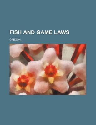 Book cover for Fish and Game Laws