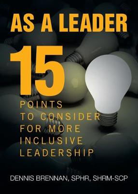 Book cover for As A Leader