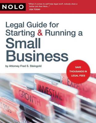 Book cover for Legal Guide for Starting & Running a Small Business