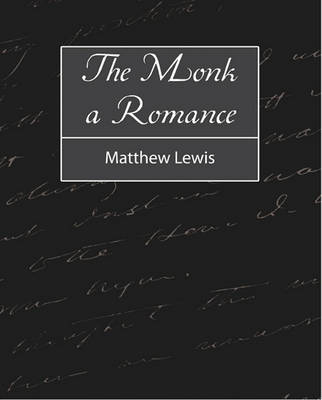 Book cover for The Monk a Romance