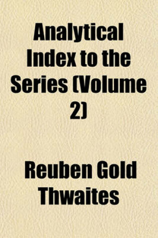 Cover of Analytical Index to the Series (Volume 2)