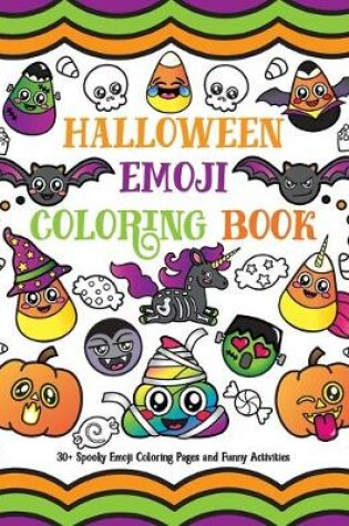Cover of Halloween Emoji Coloring Book