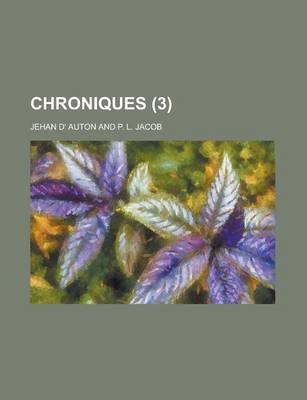 Book cover for Chroniques (3)