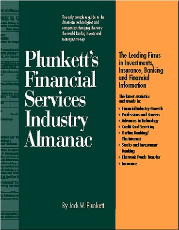 Book cover for Plunkett's Financial Services Industry Almanac, 2000-2001