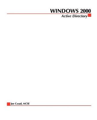 Cover of Windows 2000 Active Directory