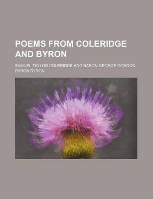 Book cover for Poems from Coleridge and Byron