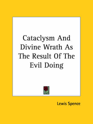 Book cover for Cataclysm and Divine Wrath as the Result of the Evil Doing