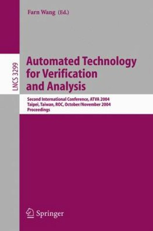 Cover of Automated Technology for Verification and Analysis