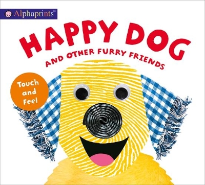 Book cover for Alphaprints Happy Dog.