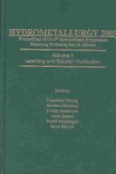 Book cover for Hydrometallurgy 2003