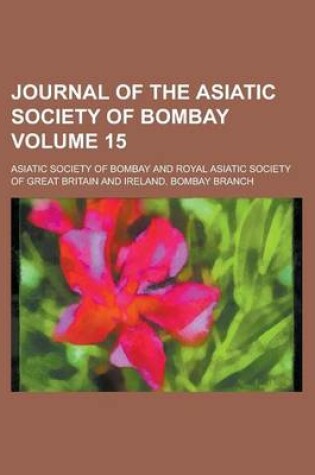 Cover of Journal of the Asiatic Society of Bombay Volume 15