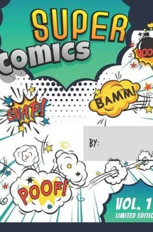 Cover of Blank Comic Book For Boys