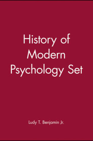 Cover of History of Modern Psychology Set