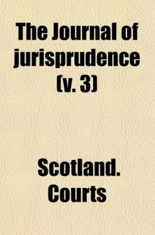 Cover of The Journal of Jurisprudence Volume 3