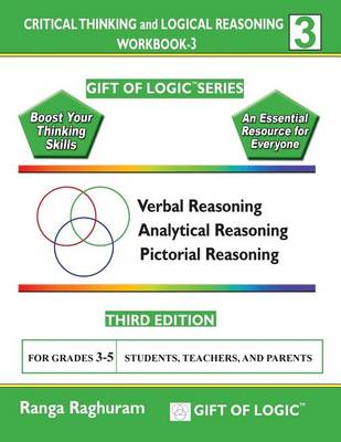 Book cover for Critical Thinking and Logical Reasoning Workbook-3