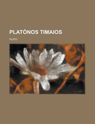 Book cover for Platonos Timaios