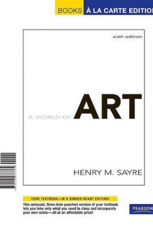 Cover of World of Art, A, Books a la Carte Edition