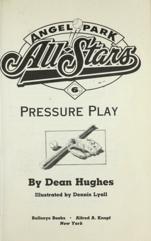 Book cover for Pressure Play #6 Angel Park Al