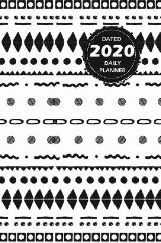 Cover of Pattern Lifestyle, Dated 2020 Daily Planner, 365 Days Blank Lined, Write-in Journal (White)