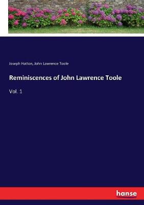 Book cover for Reminiscences of John Lawrence Toole