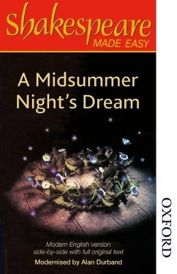 Book cover for Shakespeare Made Easy: A Midsummer Night's Dream
