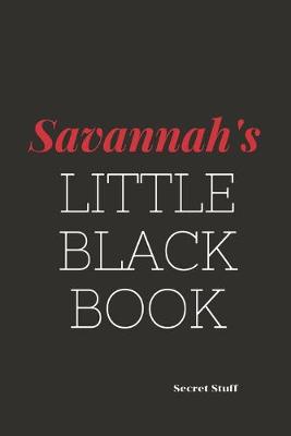 Book cover for Savannah's Little Black Book