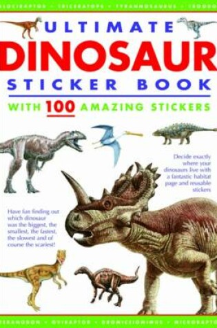 Cover of Ultimate Dinosaur Sticker Book