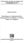 Book cover for Bemerkungen Zur Religionshistorischen Interpretation Des Verwahrfundes Von Letniza, Bezirk Lovec, Bulgarien