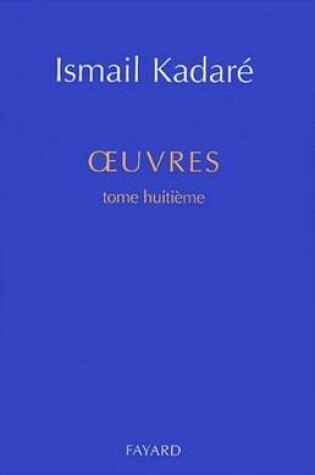 Cover of Oeuvres Tome Huitieme