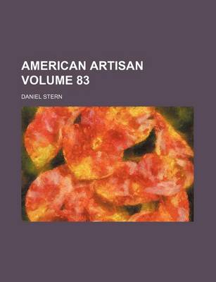 Book cover for American Artisan Volume 83