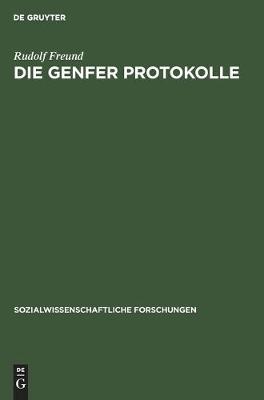 Book cover for Die Genfer Protokolle