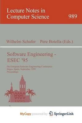 Cover of Software Engineering - Esec '95