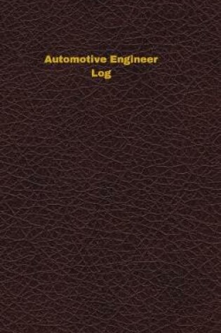 Cover of Automotive Engineer Log