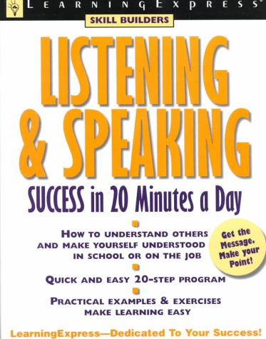 Book cover for Listening & Speaking Success in 20 Minutes a Day