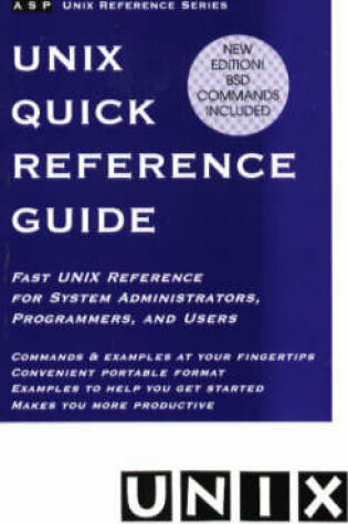 Cover of The Unix Quick Reference Guide