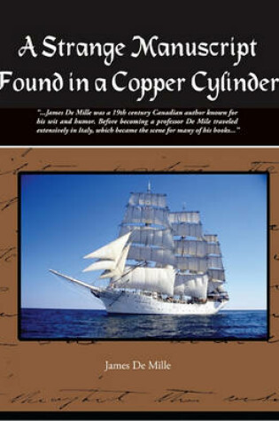 Cover of A Strange Manuscript Found in a Copper Cylinder (eBook)