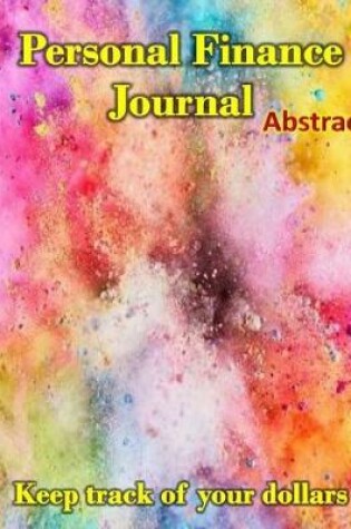 Cover of Abstract Art Personal Finance Journal