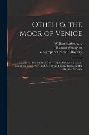 Cover of Othello, the Moor of Venice