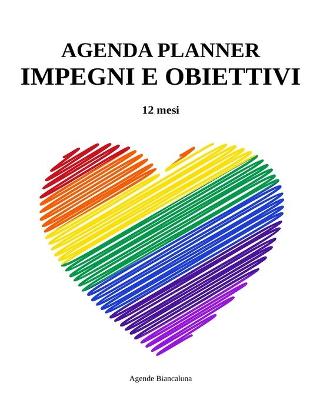Book cover for Agenda Planner Impegni e Obiettivi. 12 mesi